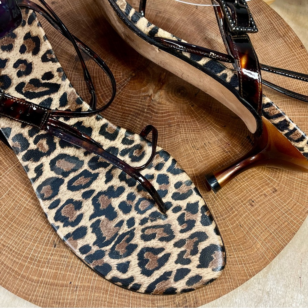 Stuart Weitzman Shoes | Stuart Weitzman Martini Cognac Tortuga Sandals Size 10